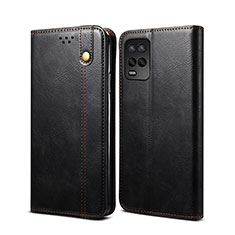 Coque Portefeuille Livre Cuir Etui Clapet B01S pour Realme 9 5G India Noir