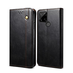 Coque Portefeuille Livre Cuir Etui Clapet B01S pour Realme C21 Noir