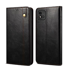 Coque Portefeuille Livre Cuir Etui Clapet B01S pour Realme Narzo 50i Noir