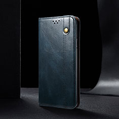 Coque Portefeuille Livre Cuir Etui Clapet B01S pour Samsung Galaxy A12 5G Bleu
