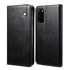 Coque Portefeuille Livre Cuir Etui Clapet B01S pour Samsung Galaxy S20 FE (2022) 5G Noir