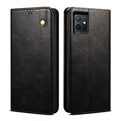 Coque Portefeuille Livre Cuir Etui Clapet B01S pour Vivo iQOO Z6 5G Noir