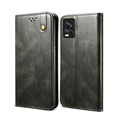 Coque Portefeuille Livre Cuir Etui Clapet B01S pour Vivo V20 (2021) Vert