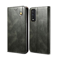 Coque Portefeuille Livre Cuir Etui Clapet B01S pour Vivo Y51s 5G Vert