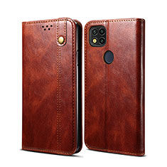 Coque Portefeuille Livre Cuir Etui Clapet B01S pour Xiaomi POCO C31 Marron