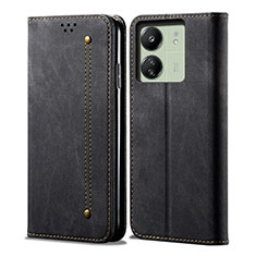 Coque Portefeuille Livre Cuir Etui Clapet B01S pour Xiaomi Poco C65 Noir