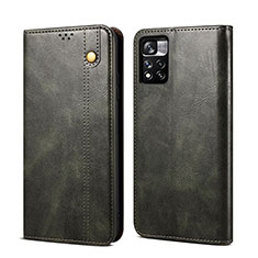 Coque Portefeuille Livre Cuir Etui Clapet B01S pour Xiaomi Poco M4 Pro 5G Vert