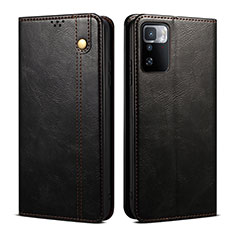 Coque Portefeuille Livre Cuir Etui Clapet B01S pour Xiaomi Poco X3 GT 5G Noir