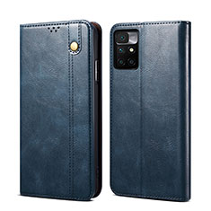 Coque Portefeuille Livre Cuir Etui Clapet B01S pour Xiaomi Redmi 10 (2022) Bleu