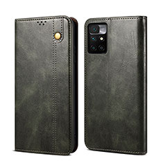 Coque Portefeuille Livre Cuir Etui Clapet B01S pour Xiaomi Redmi 10 4G Vert