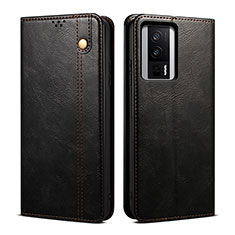 Coque Portefeuille Livre Cuir Etui Clapet B01S pour Xiaomi Redmi K60 5G Noir