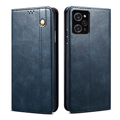 Coque Portefeuille Livre Cuir Etui Clapet B01S pour Xiaomi Redmi Note 12 Pro Speed 5G Bleu