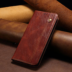 Coque Portefeuille Livre Cuir Etui Clapet B01S pour Xiaomi Redmi Note 13 Pro 5G Marron