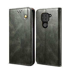 Coque Portefeuille Livre Cuir Etui Clapet B01S pour Xiaomi Redmi Note 9 Vert