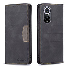 Coque Portefeuille Livre Cuir Etui Clapet B02F pour Huawei Honor 50 5G Noir