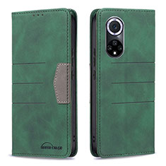 Coque Portefeuille Livre Cuir Etui Clapet B02F pour Huawei Honor 50 5G Vert