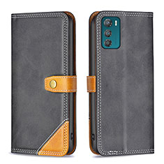 Coque Portefeuille Livre Cuir Etui Clapet B02F pour Motorola Moto G42 Noir