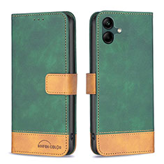 Coque Portefeuille Livre Cuir Etui Clapet B02F pour Samsung Galaxy A04 4G Vert