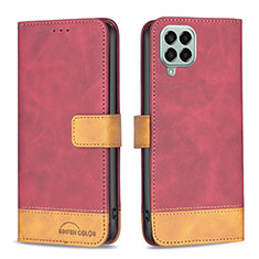 Coque Portefeuille Livre Cuir Etui Clapet B02F pour Samsung Galaxy M33 5G Rouge