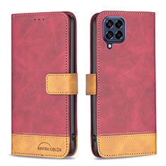 Coque Portefeuille Livre Cuir Etui Clapet B02F pour Samsung Galaxy M53 5G Rouge