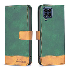 Coque Portefeuille Livre Cuir Etui Clapet B02F pour Samsung Galaxy M53 5G Vert