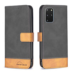 Coque Portefeuille Livre Cuir Etui Clapet B02F pour Samsung Galaxy S20 Plus Noir