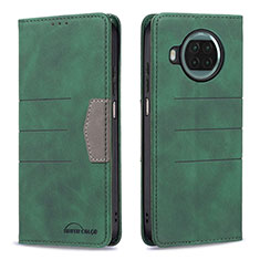 Coque Portefeuille Livre Cuir Etui Clapet B02F pour Xiaomi Mi 10i 5G Vert