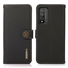 Coque Portefeuille Livre Cuir Etui Clapet B02H pour Huawei Honor 10X Lite Noir