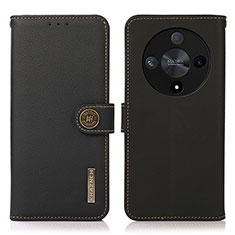 Coque Portefeuille Livre Cuir Etui Clapet B02H pour Huawei Honor X9b 5G Noir