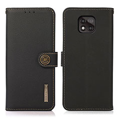 Coque Portefeuille Livre Cuir Etui Clapet B02H pour Motorola Moto G Power (2021) Noir