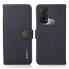 Coque Portefeuille Livre Cuir Etui Clapet B02H pour Oppo Reno5 A Bleu