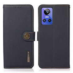 Coque Portefeuille Livre Cuir Etui Clapet B02H pour Realme GT Neo3 5G Bleu