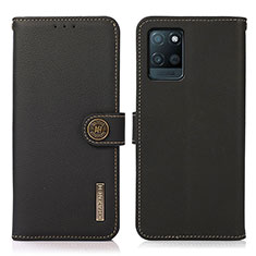 Coque Portefeuille Livre Cuir Etui Clapet B02H pour Realme V11s 5G Noir