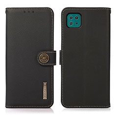 Coque Portefeuille Livre Cuir Etui Clapet B02H pour Samsung Galaxy A22 5G Noir
