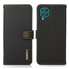 Coque Portefeuille Livre Cuir Etui Clapet B02H pour Samsung Galaxy M62 4G Noir