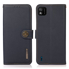 Coque Portefeuille Livre Cuir Etui Clapet B02H pour Wiko Y62 Bleu