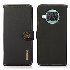 Coque Portefeuille Livre Cuir Etui Clapet B02H pour Xiaomi Mi 10T Lite 5G Noir