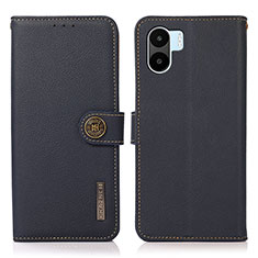 Coque Portefeuille Livre Cuir Etui Clapet B02H pour Xiaomi Poco C50 Bleu