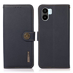 Coque Portefeuille Livre Cuir Etui Clapet B02H pour Xiaomi Redmi A1 Bleu