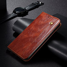 Coque Portefeuille Livre Cuir Etui Clapet B02S pour Huawei Nova 8 SE 4G Marron