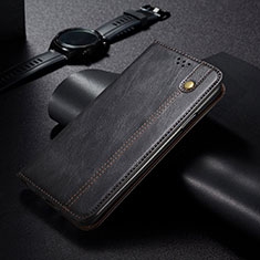 Coque Portefeuille Livre Cuir Etui Clapet B02S pour Samsung Galaxy S21 Plus 5G Noir