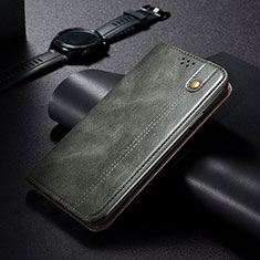 Coque Portefeuille Livre Cuir Etui Clapet B02S pour Samsung Galaxy S22 5G Vert