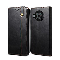 Coque Portefeuille Livre Cuir Etui Clapet B02S pour Xiaomi Mi 10i 5G Noir