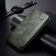 Coque Portefeuille Livre Cuir Etui Clapet B02S pour Xiaomi Mi 11i 5G Vert