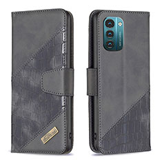 Coque Portefeuille Livre Cuir Etui Clapet B03F pour Nokia G11 Noir