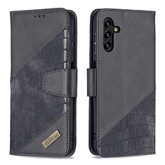 Coque Portefeuille Livre Cuir Etui Clapet B03F pour Samsung Galaxy A04s Noir