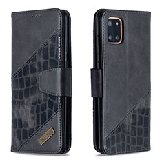 Coque Portefeuille Livre Cuir Etui Clapet B03F pour Samsung Galaxy A81 Noir