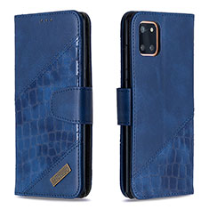 Coque Portefeuille Livre Cuir Etui Clapet B03F pour Samsung Galaxy M60s Bleu