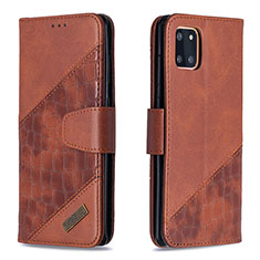 Coque Portefeuille Livre Cuir Etui Clapet B03F pour Samsung Galaxy M60s Marron