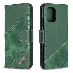 Coque Portefeuille Livre Cuir Etui Clapet B03F pour Samsung Galaxy S10 Lite Vert